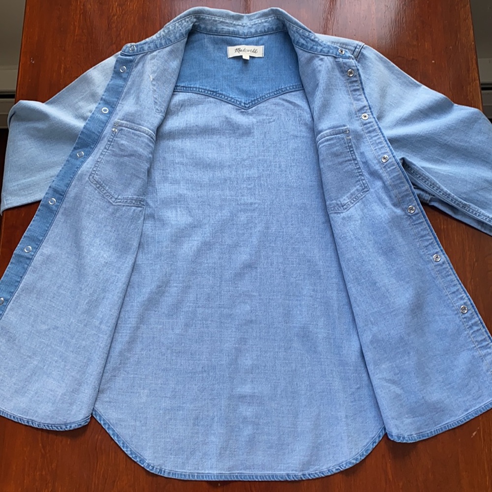 Madewell Light Blue Button Down Shirt - Picture 11 of 15